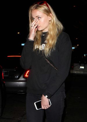 Sophie Turner night out in West Hollywood